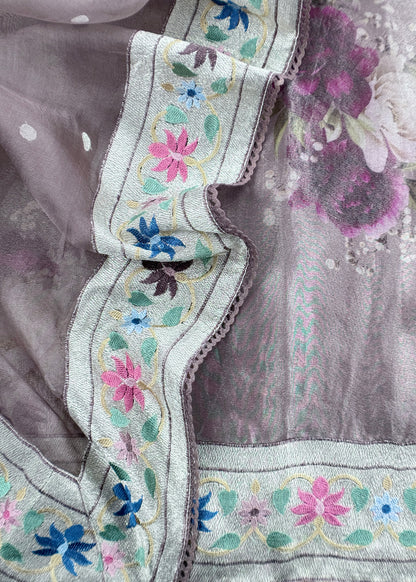Buy wedding wear suit in tissue silk fabric

