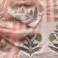 Powder Pink Hand Dyed Linen Kurta And Tabby Dupatta With Gold Foil