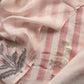 Powder Pink Hand Dyed Linen Kurta And Tabby Dupatta With Gold Foil