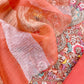 Traditional indian wedding wear tissue silk suit

