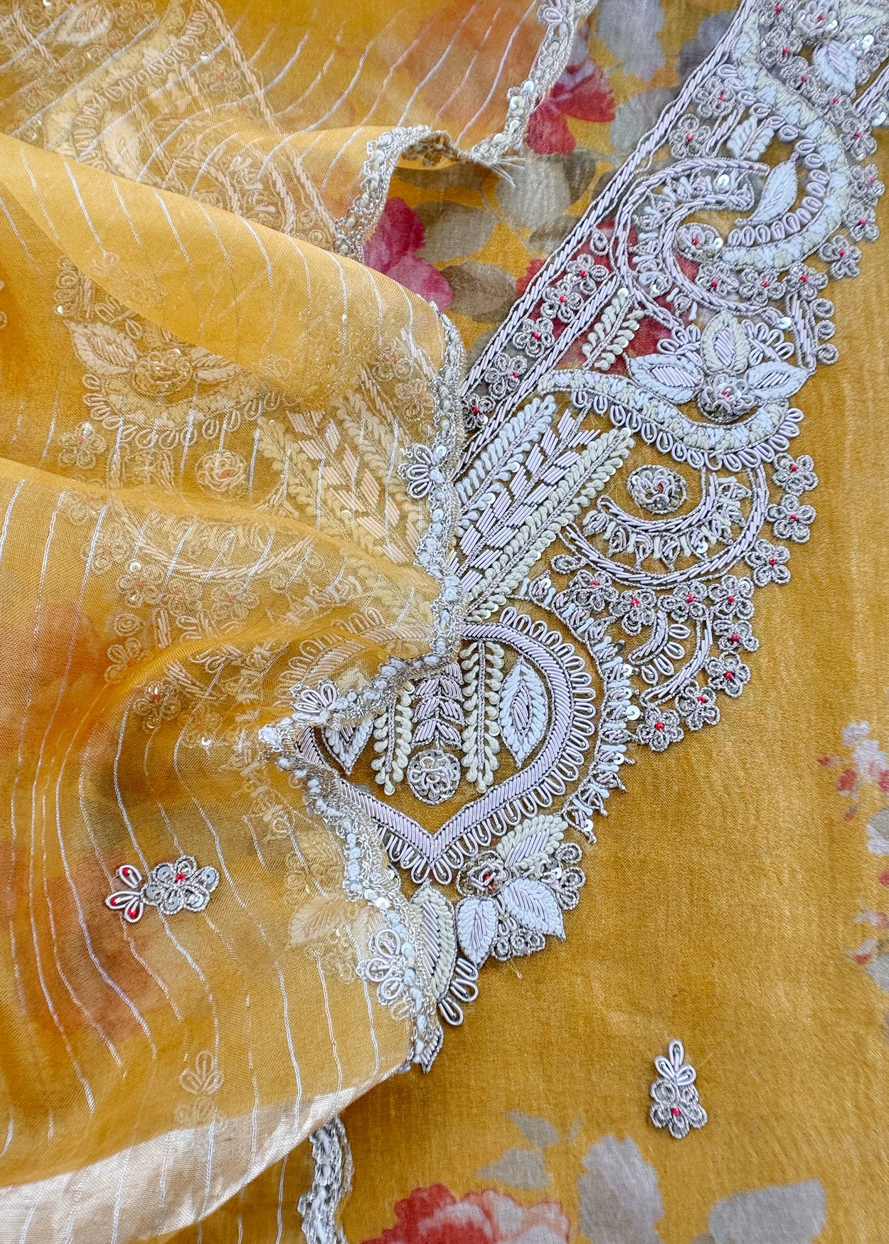 Shop Designer Tissue Suit For Party And Wedding Celebration

