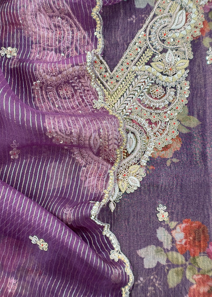Shop Designer Tissue Suit For Party And Wedding Celebration


