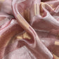 Taffy Pink Designer Pure Brocade Silk kurta And Tissue Silk Dupatta