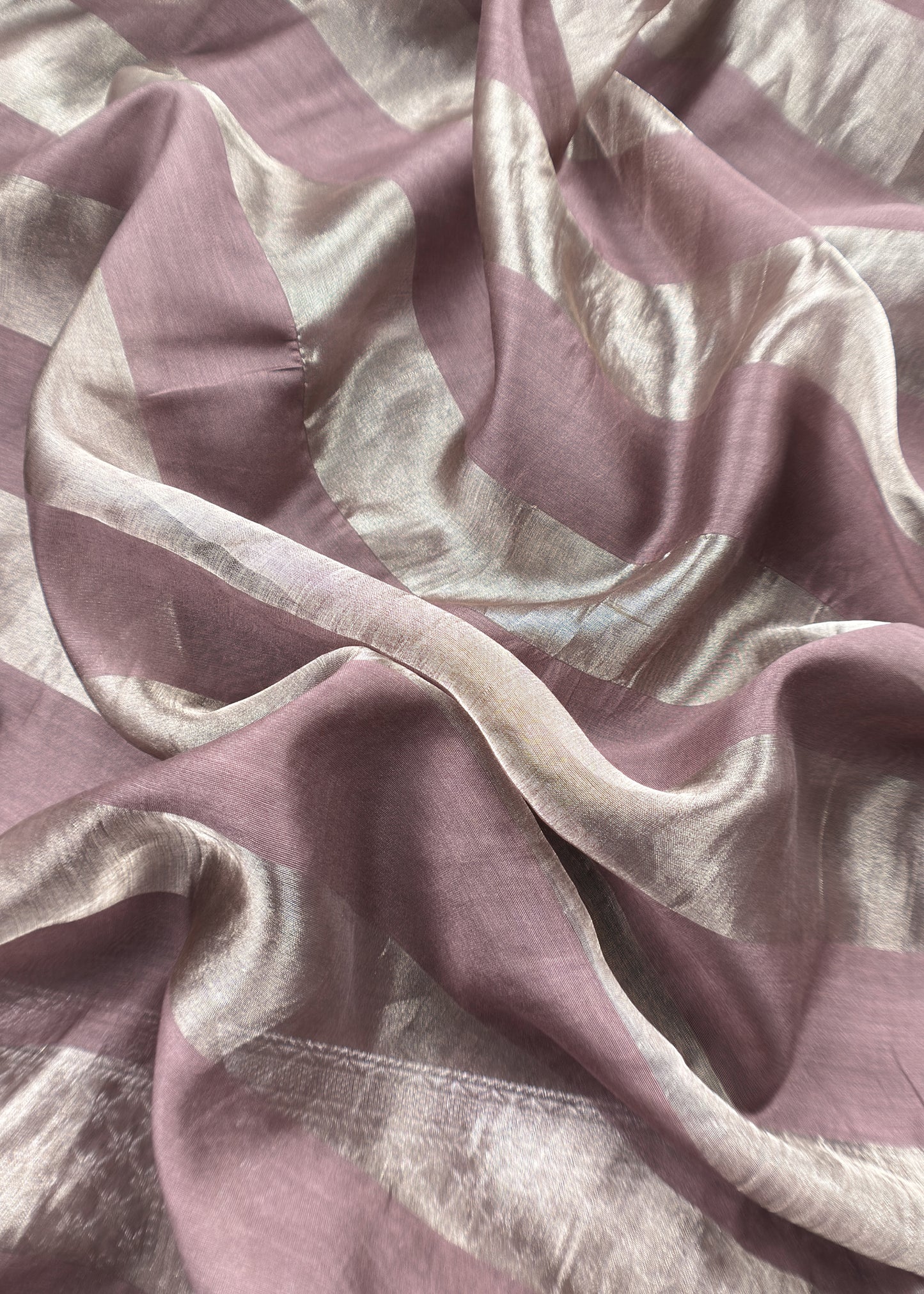 Brown Pure Banarasi Silk Suit With Zari Weaving