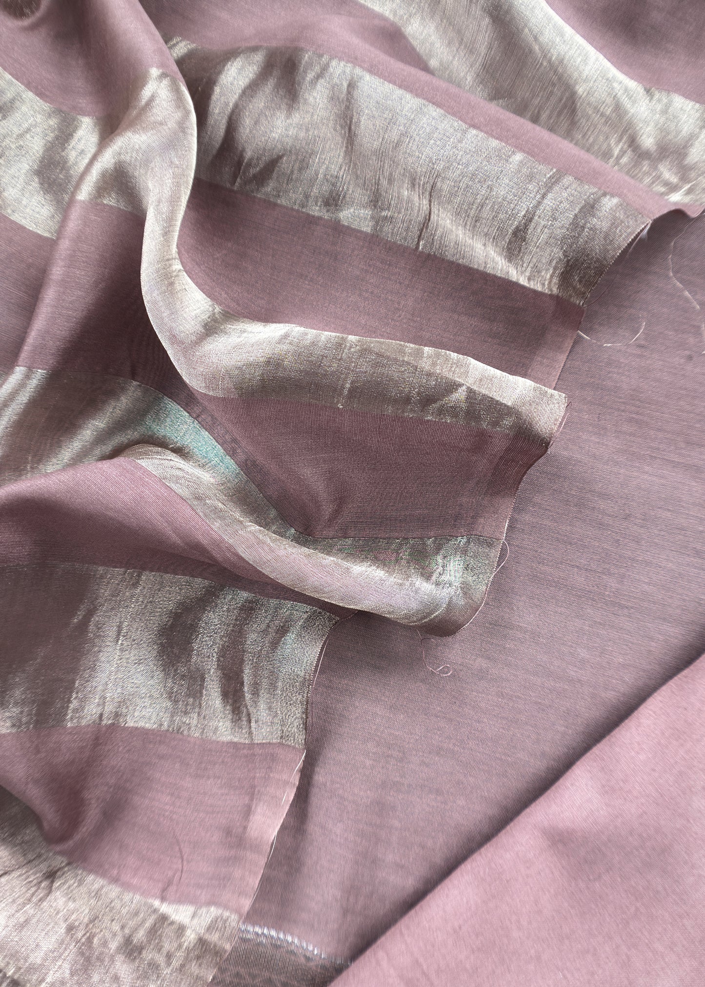 Brown Pure Banarasi Silk Suit With Zari Weaving