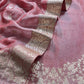 Mettalic Red Tissue Silk Suit Set