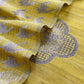 Apple Green Raw Silk Suit With Jamdani Weaving