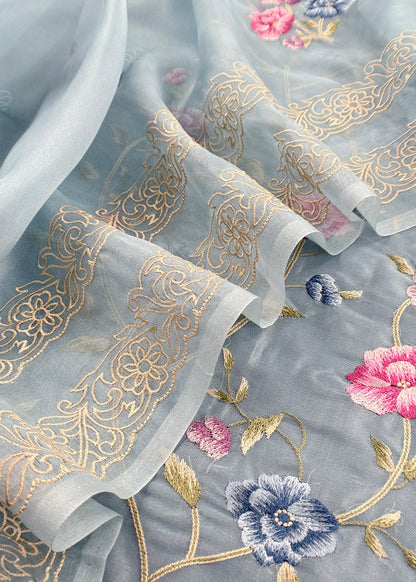 Kora silk suit for the trousseau collection

