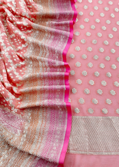 festive wear georgette khaddi suit fabric

