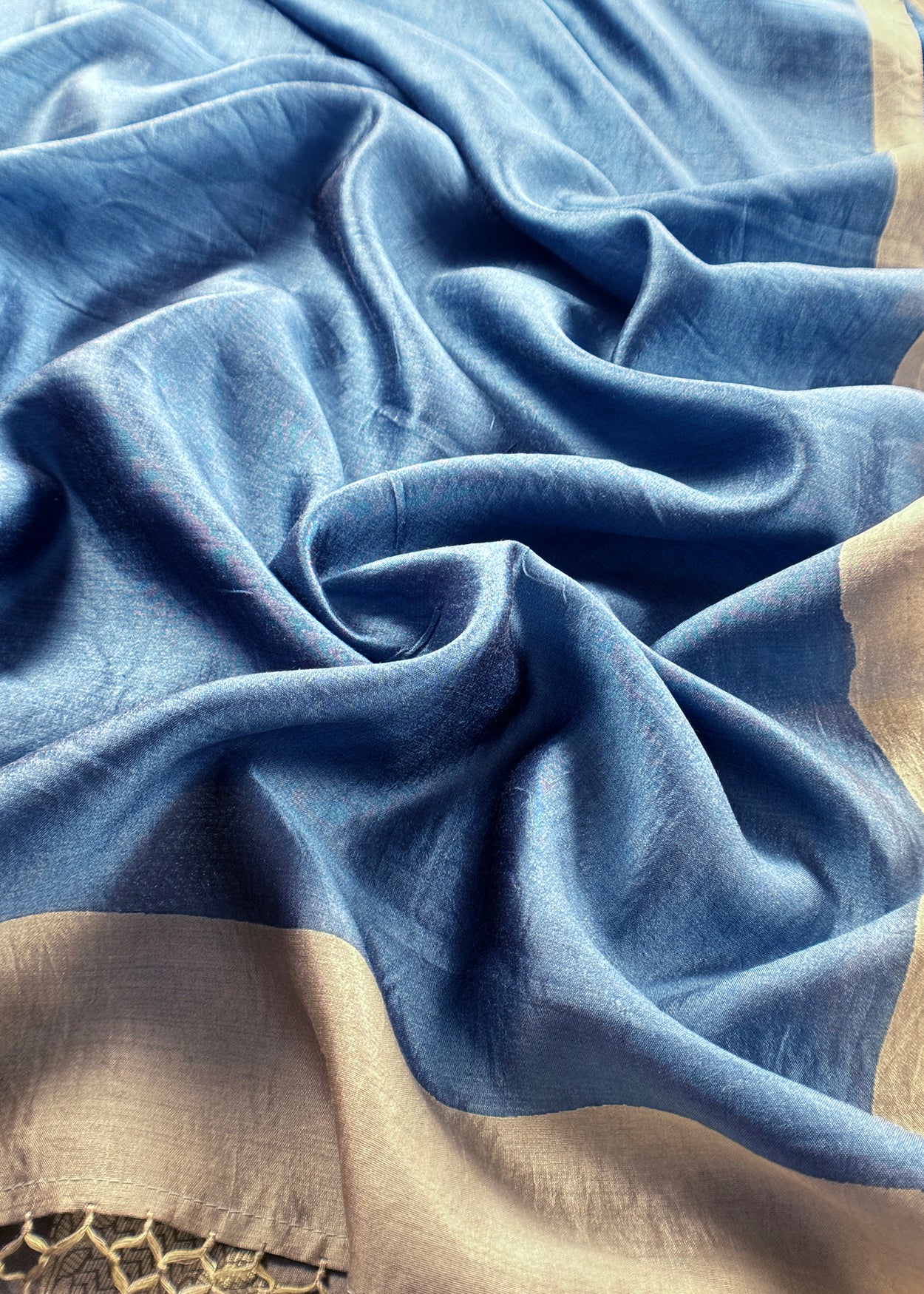 Designer Handwoven Silk Suit Fabric With Zari Weaving