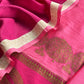 Silk unstitched suit with dupatta

