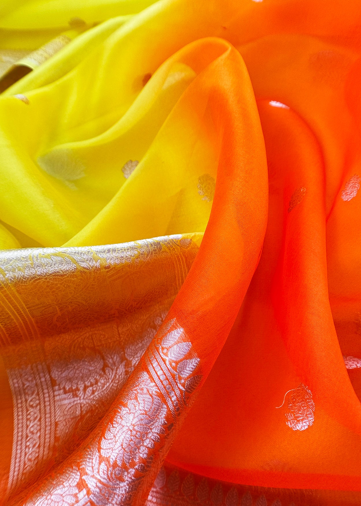 Indian ethnic wear kora silk suits for women

