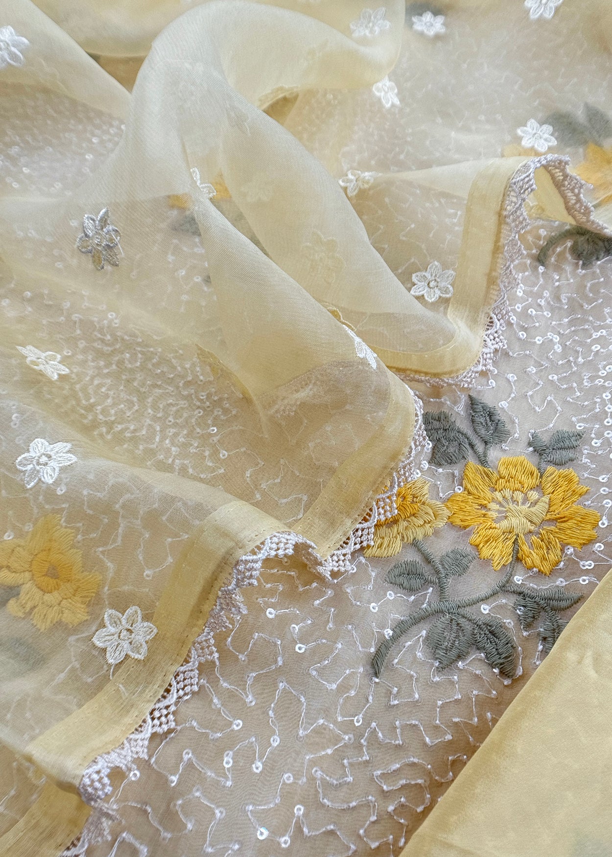 festive wear premium organza silk suit

