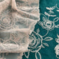 Bottle Green Pure Kora Silk Suit With French Thread Embroidery