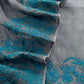 Luxe Grey And Pine Green Kora Silk Suit With French Thread Embroidery