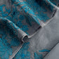 Luxe Grey And Pine Green Kora Silk Suit With French Thread Embroidery