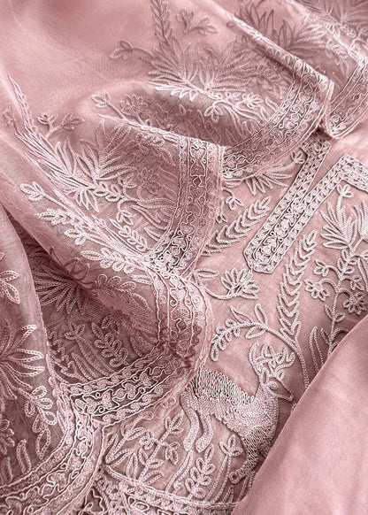 Premium quality kora silk unstitched suit with dupatta

