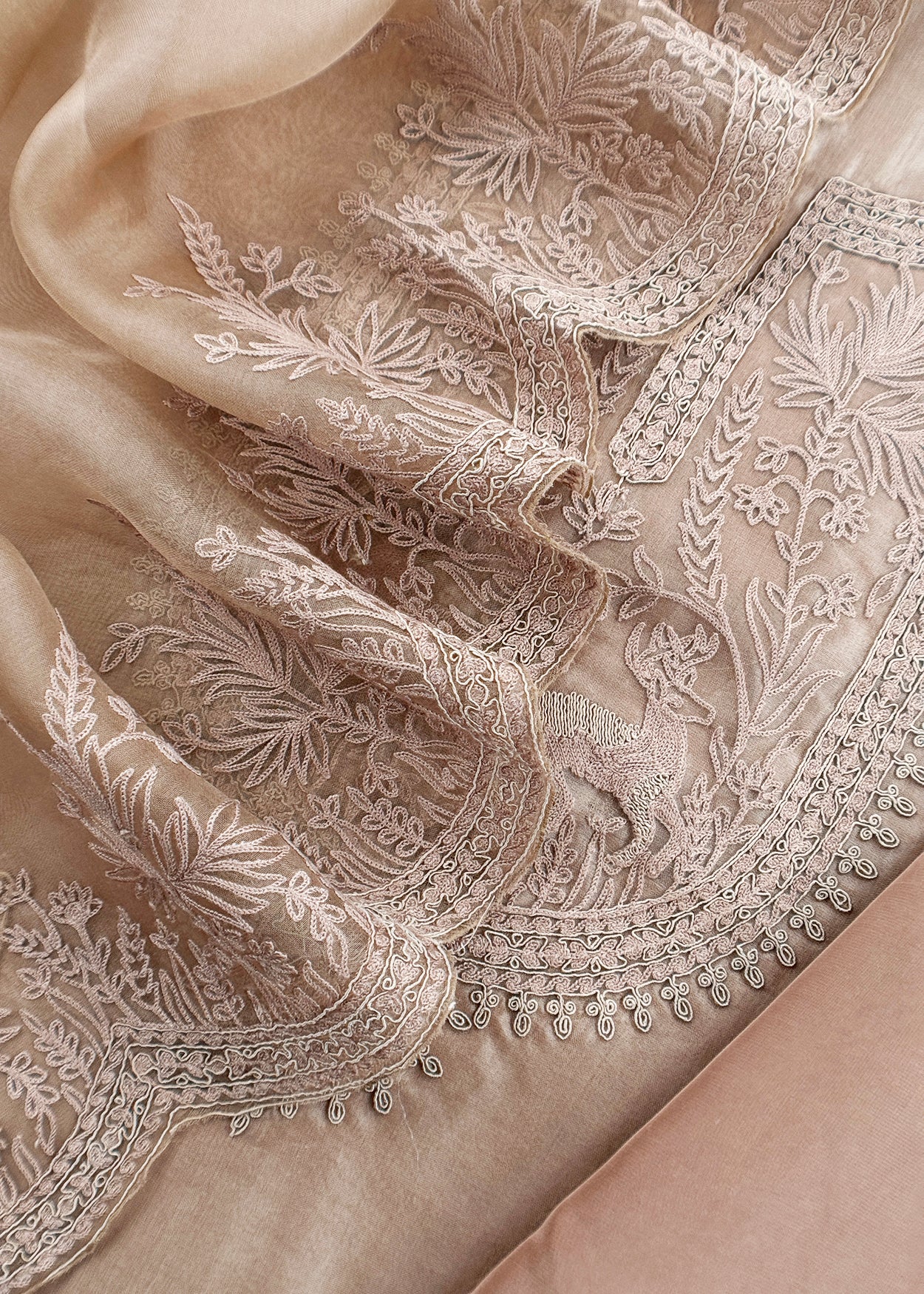 Premium quality kora silk unstitched suit with dupatta


