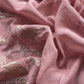 Pastel Pink Presenting Our Pure Mul Cotton Unstitched Dupatta Suit With Tissue Appliqué Work