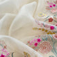 Pure organza suit with parsi thread embroidery

