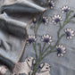 linen chanderi suit with jamdani parrot weaving

