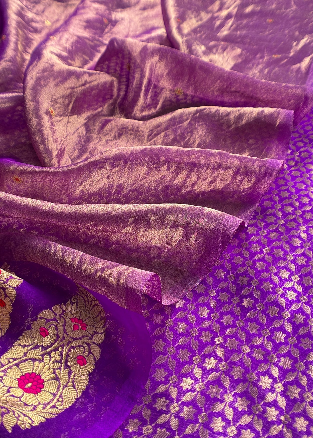 Kora silk suit for the trousseau collection

