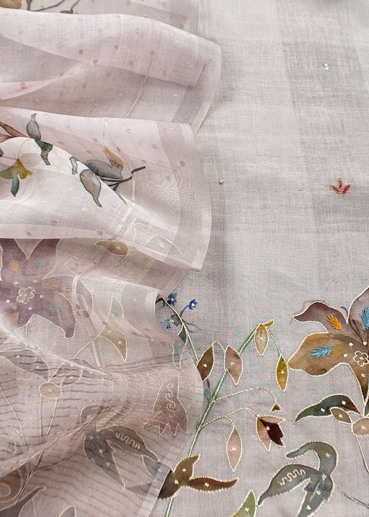 Festive celebration kora silk suit at the best price

