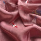 Drak Mauve Pure Mul Cotton Chidiya Embroidered Suit With Dupatta