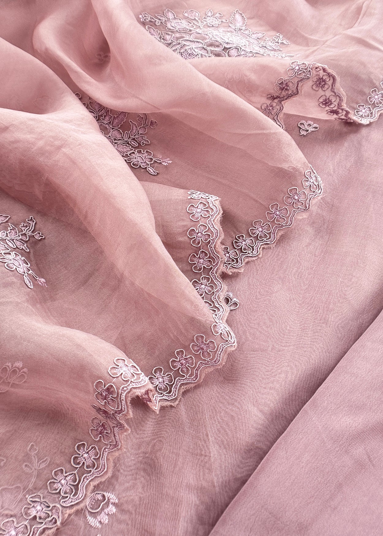Premium quality kora silk unstitched suit with dupatta

