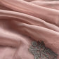Luxury kora silk suit with hand embroidery work

