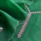 Luxury handloom organza suit with dupatta

