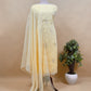 Light Green Kota Doria Dupatta Suit With Pitta Work
