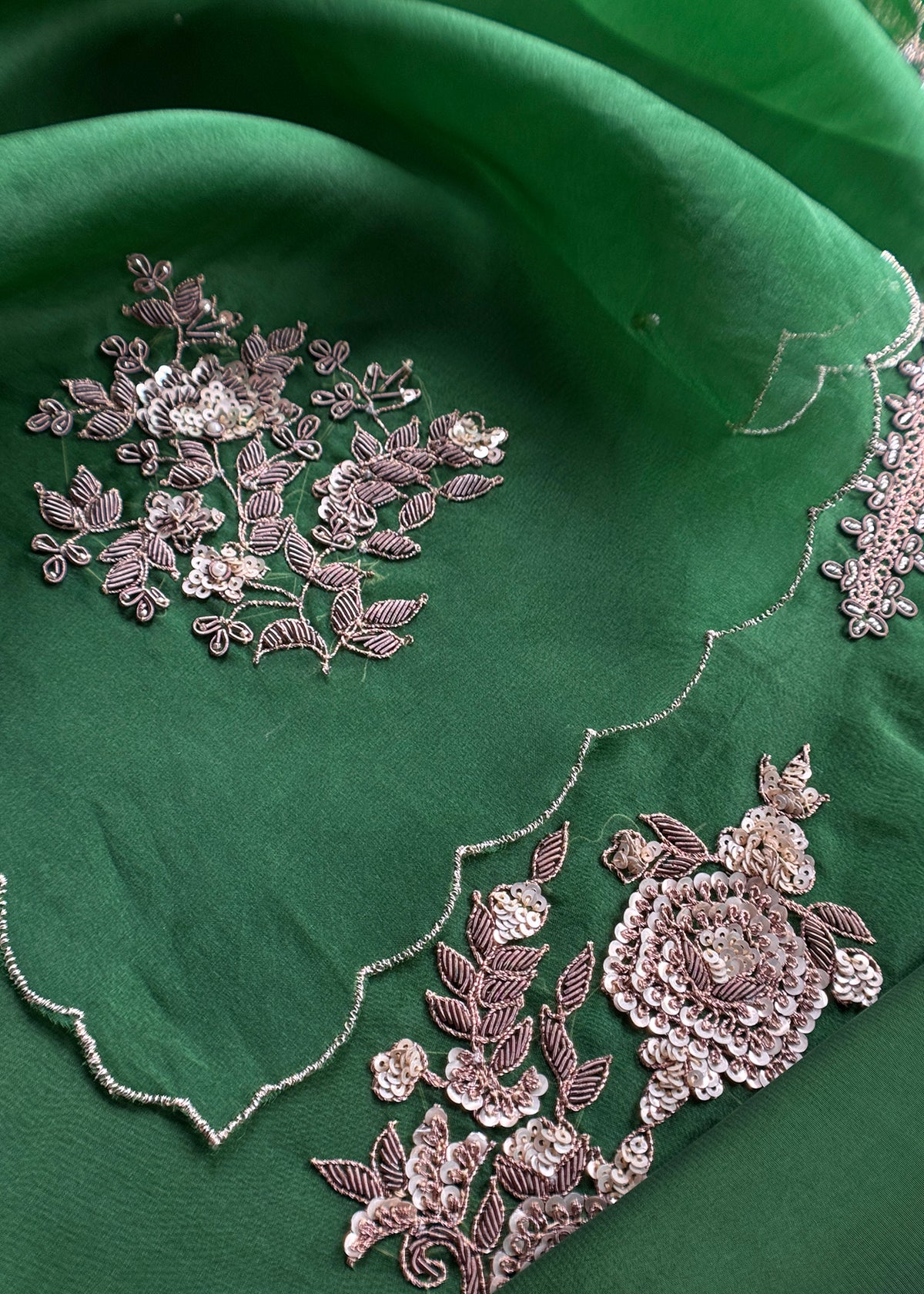 Buy Designer Organza Suit In Premium Quality

