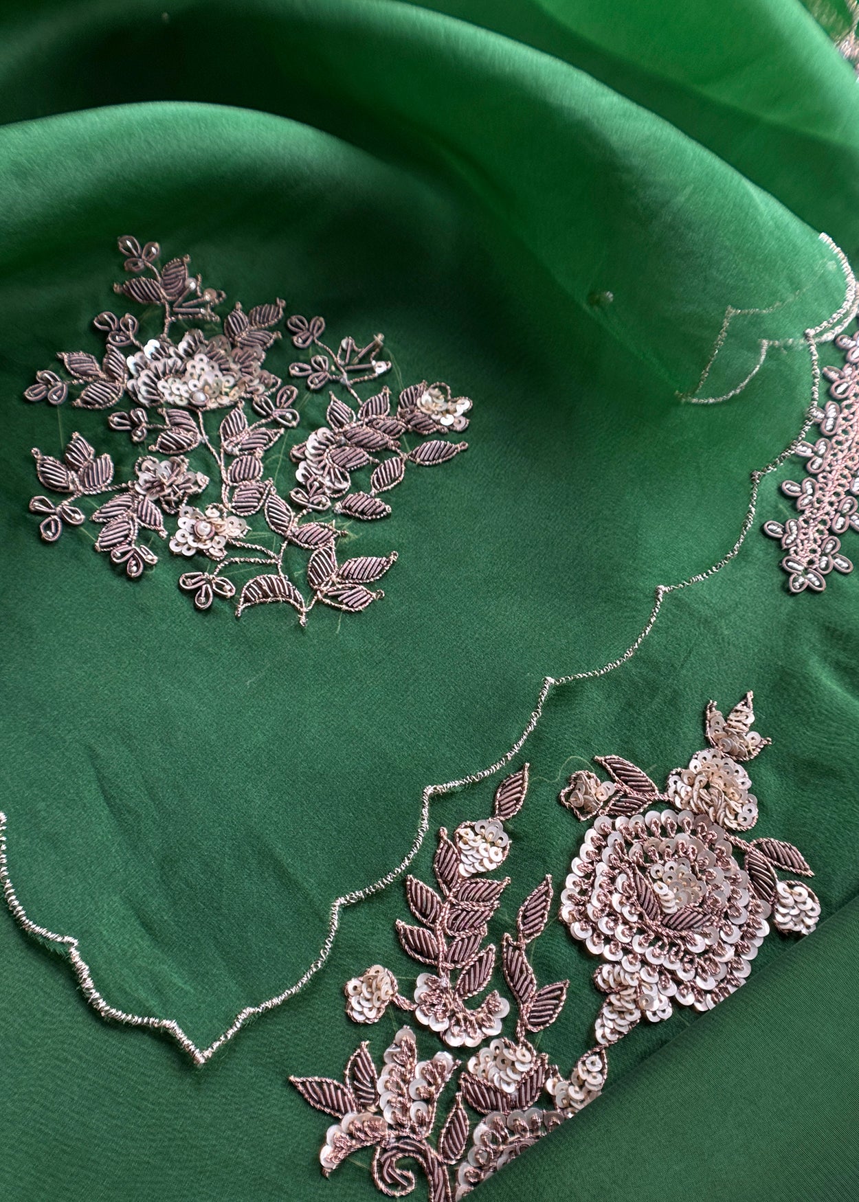 Buy Designer Organza Suit In Premium Quality

