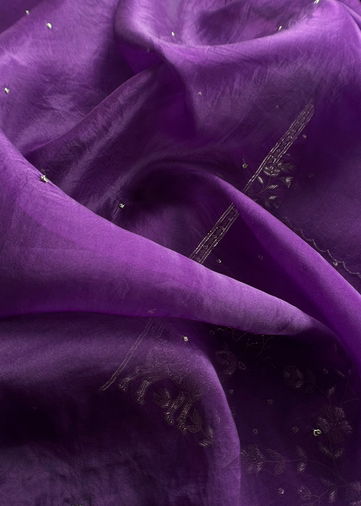 Indian ethnic wear kora silk suits for women