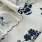 Mulmul suit set with appliqué work

