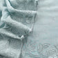 Kalasheel Luxe Powder Blue Handloom Mulmul Suit With Floral French Embroidery