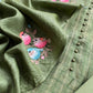 Handloom desi tussar unstitched suit fabric
