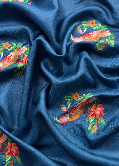 Indian ethnic wear tussar suits for women