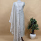 Pink Hand Block Print Pure Chanderi Kurta And Jamdani Dupatta With Crochet And Pearls