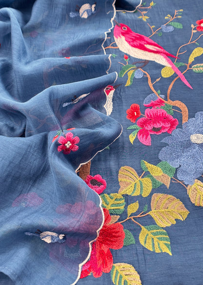 mul cotton suit with dupatta

