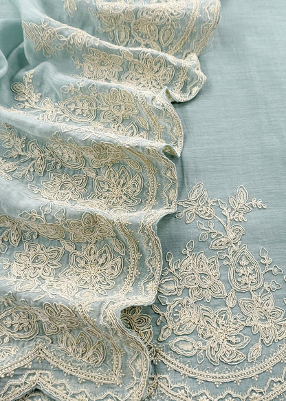 Pure mul unstitched suit fabric with dupatta

