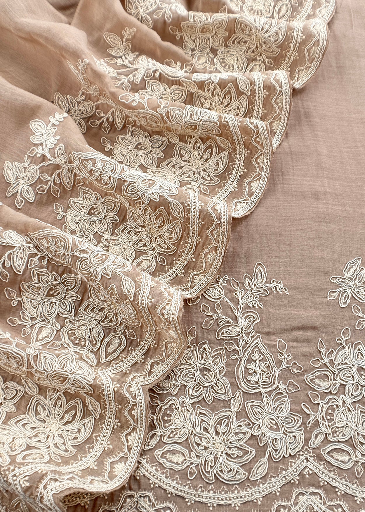 Pure mul unstitched suit fabric with dupatta

