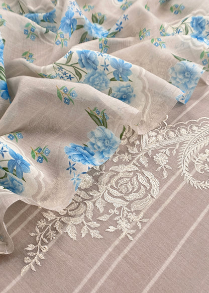 Pure handloom mulmul suit set at the best price

