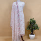 Off-White With Gajri Pure Mul Banarasi Cotton Suit With Resham Embroidery
