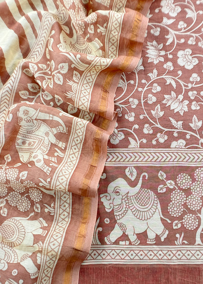 Pure maheshwari suit for women

