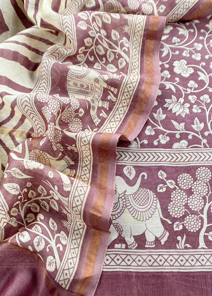Pure maheshwari suit for women

