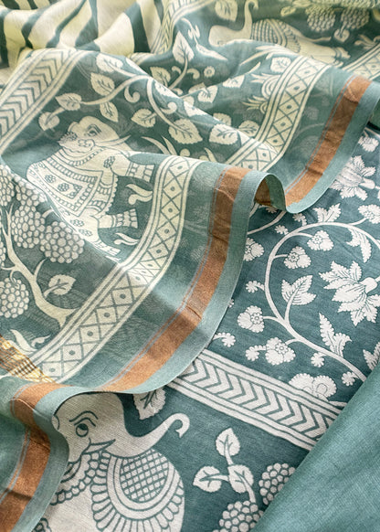 Maheshwari silk suit gifting for women

