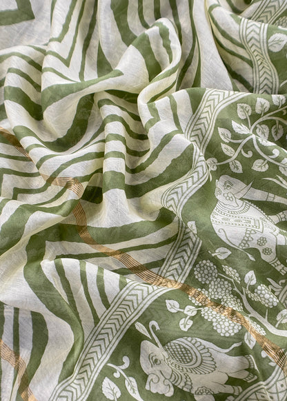 Summer wear maheshwari suit with dupatta


