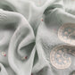 Powder Blue Pakistani Pure Organza Silk Suit With Dupatta